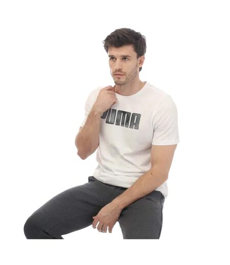 T-shirt sportstyle homme blanc Puma