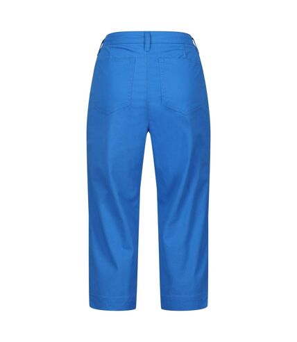 Womens/ladies bayletta capri trousers sonic blue Regatta