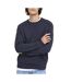 Pull col rond bleu chiné homme only & sons 22040272-1