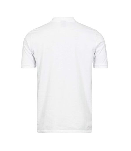 Polo à manches courtes homme blanc B&C Heavymill