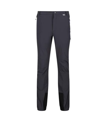 Pantalon de randonnée mountain homme gris phoque / noir Regatta