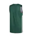 Maillot De Basket Sans Manches Speed Homme Vert Foncé Blanc Adidas-3