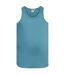Duke Mens Fabio-2 Muscle Vest (Teal) - UTDC168-1