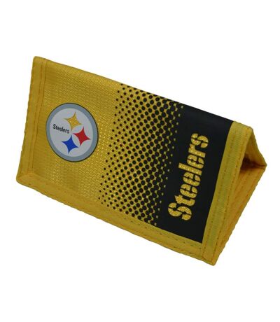 NFL Pittsburgh Steelers Official Fade Football Crest Wallet (Yellow/Grey) (One Size) - UTSG9069