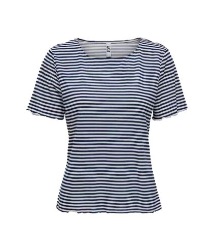 T-shirt Marine à Rayures Femme JDY Dalila