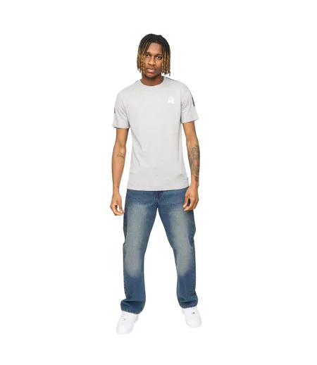 Mens Tapelny T-shirt Grey Marl Kings Will Dream