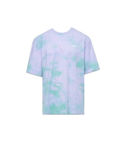 Hype T-shirt oversize unisexe adulte Tie Dye Continu8 (Lilas) - UTHY6253