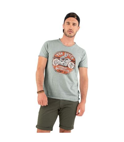Tee Shirt Homme 100% Coton, T Shirt Homme Col Rond, Manches Courtes et Regular Fit