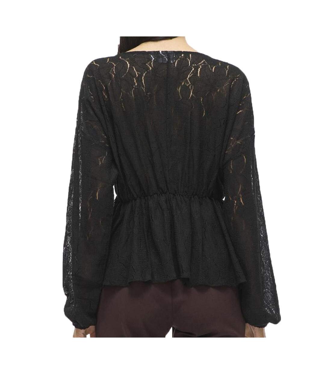 Blouse noire femme vila viseba-2
