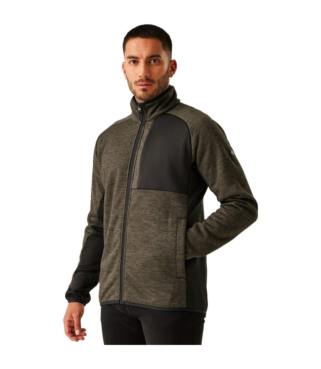 Mens Shorston Fleece Jacket Crocodile Marl Regatta-2