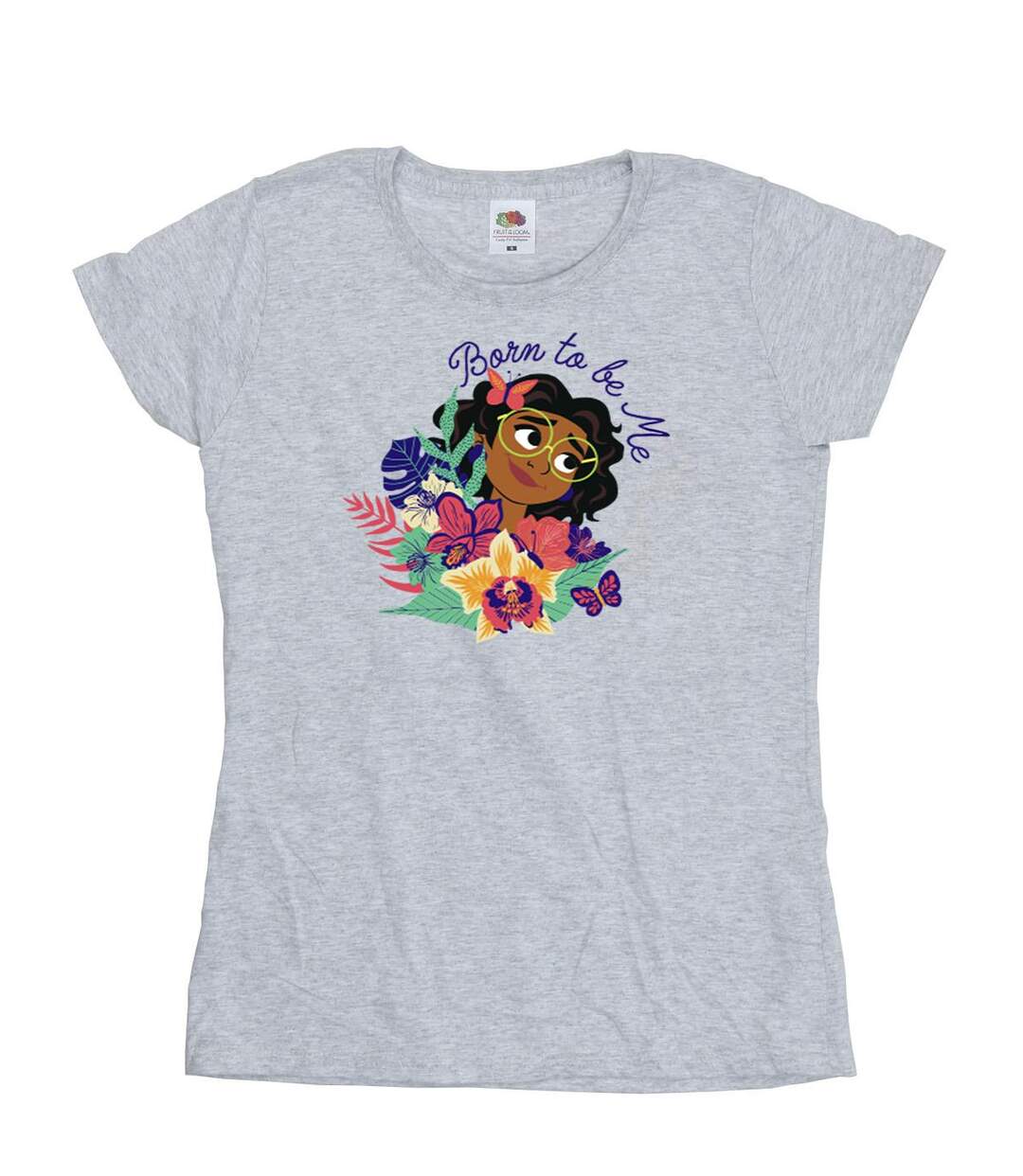 Disney - T-shirt ENCANTO BORN TO BE ME - Femme (Gris chiné) - UTBI19612-1