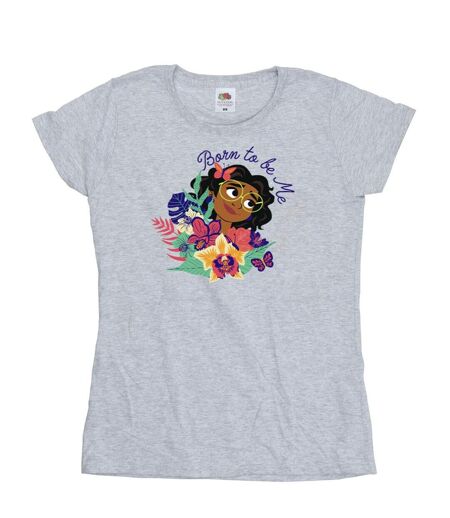 Disney - T-shirt ENCANTO BORN TO BE ME - Femme (Gris chiné) - UTBI19612