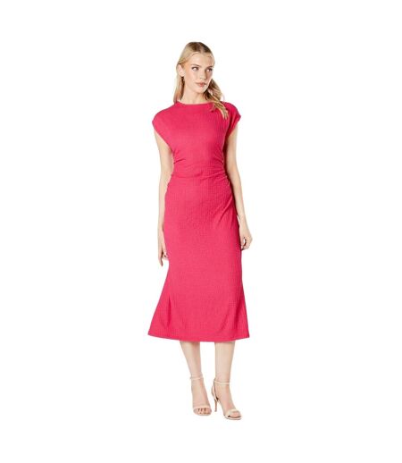 Robe mi-longue femme rose Principles