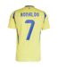 Maillot Domicile Ronaldo 2024/25 Homme Jaune Bleu Al-Nassr-3