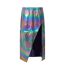 Robe Longue Motif/style Métallisé Femme Argenté Arc-en-ciel AmyLynn-3