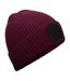 Bonnet Bordeaux Noir Beechfield-1