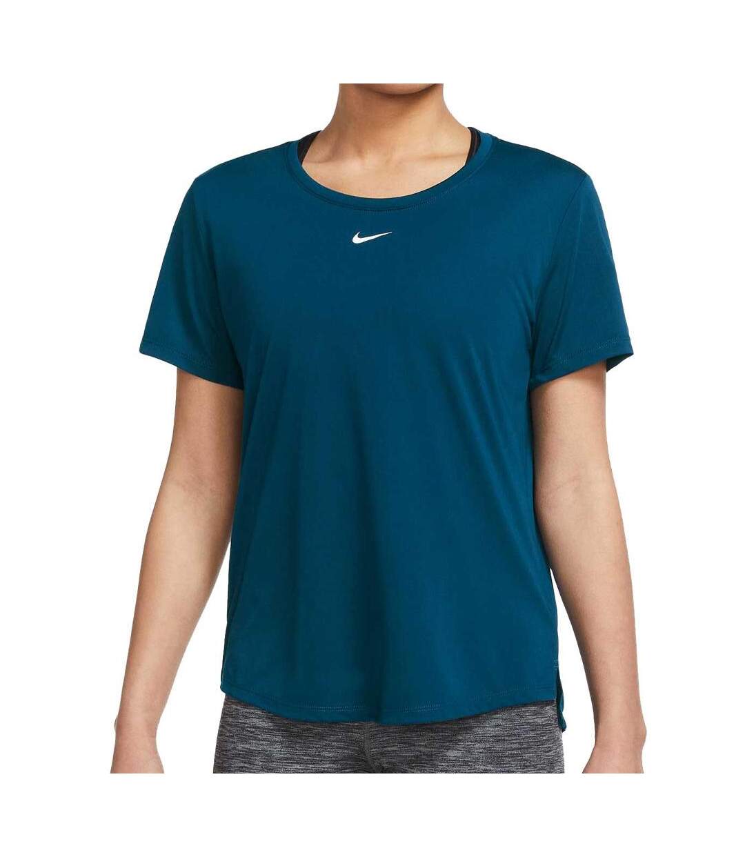 T-shirt Bleu Femme Nike One Df - M-1