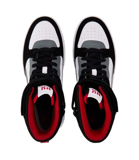 Mens Kilian Hito Ltmx Suede Trainers White Black Hugo