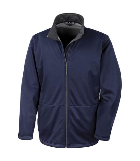 Result Core Mens Waterproof Soft Shell Jacket (Navy)
