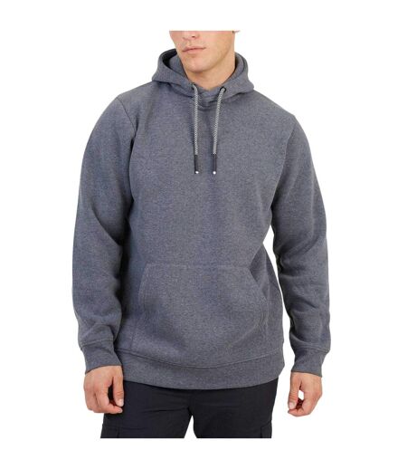 Mens Pullover Hoodie Charcoal Marl Brave Soul