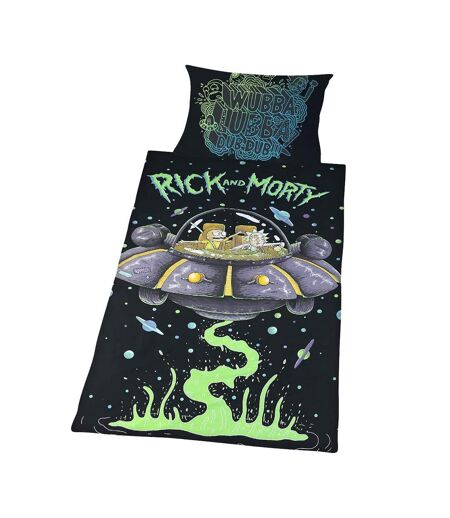 Ufo Reversible Duvet Set Multicoloured Rick And Morty