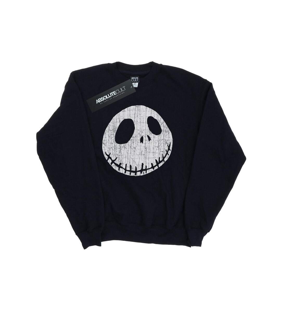 Disney - Sweat NIGHTMARE BEFORE CHRISTMAS JACK CRACKED FACE - Femme (Noir) - UTBI9437-1