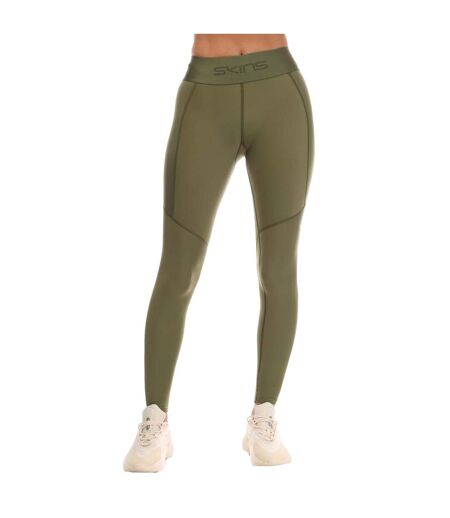 Legging Series-3 Femme Vert Kaki Skins
