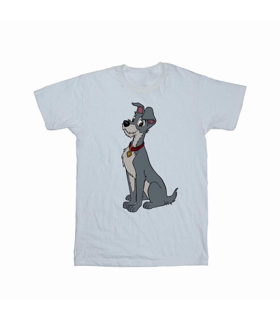 Disney - T-shirt LADY AND THE TRAMP SPAGHETTI HEART - Femme (Blanc) - UTBI17933-1