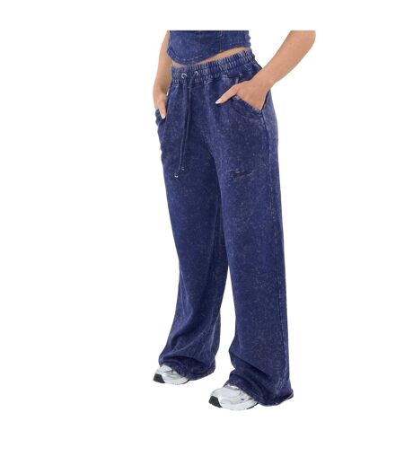 Pantalon De Jogging Motif/style Délavé Femme Bleu I Saw It First