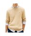 Sweat beige foncé homme tommy hilfiger badges-1