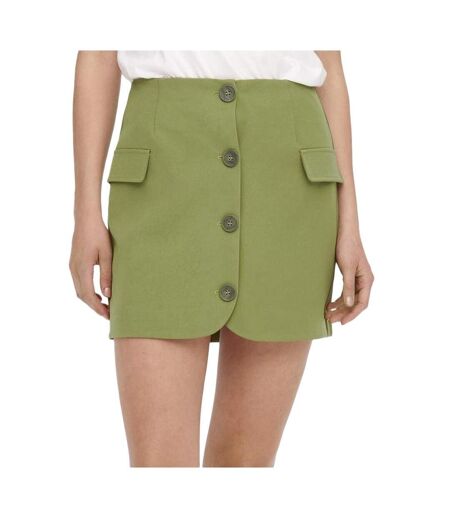 Jupe verte olive femme only onlastrid
