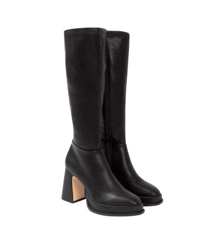 Bottes Hauteur Genoux Motif/style Rétro Femme Noir I Saw It First