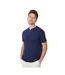 Mens slub y neck t-shirt navy Maine