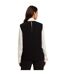 Womens/ladies Plain Sleeveless Shirt Black Ted Baker-3