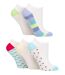 Paquet de 5 paires de chaussettes d'entra�nement en bambou pour femmes