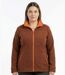 Veste Polaire Grandes Tailles AXRIGA2M Marron/Orange (Axone)-1