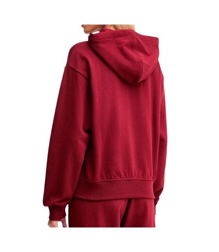 Sweat zippé rouge femme calvin klein jeans monologo french