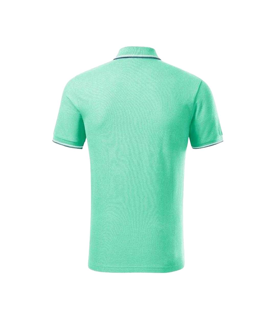 Polo Focus Homme Turquoise Pâle Malfini-2