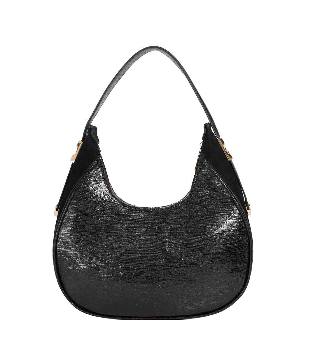 Sac Hobo Motif/style Détail Doré Dedicated Taille Unique Noir Dune London-2