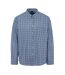 Chemise Manches Longues Motif/style À Motifs Homme Blanc Fabric-1