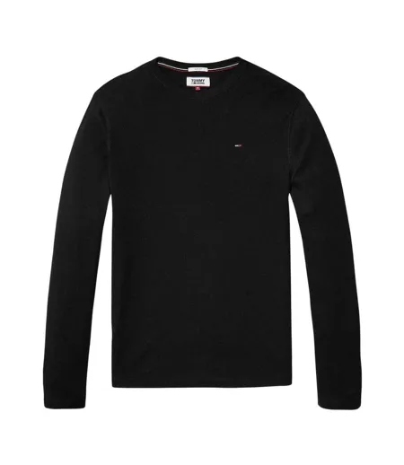 T-shirt Manches Longues Original Homme Noir Tommy Jeans