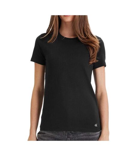 X3 t-shirt noir mixte calvin klein jeans cotton