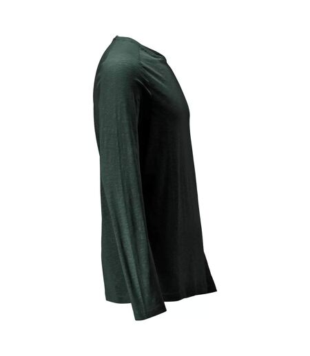 T-shirt Manches Longues Customised Homme Vert Forêt Mascot