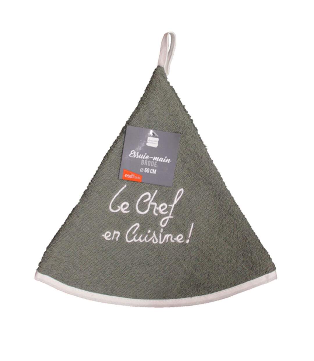 Essuie-Main Rond Cuistot 60cm Kaki-3