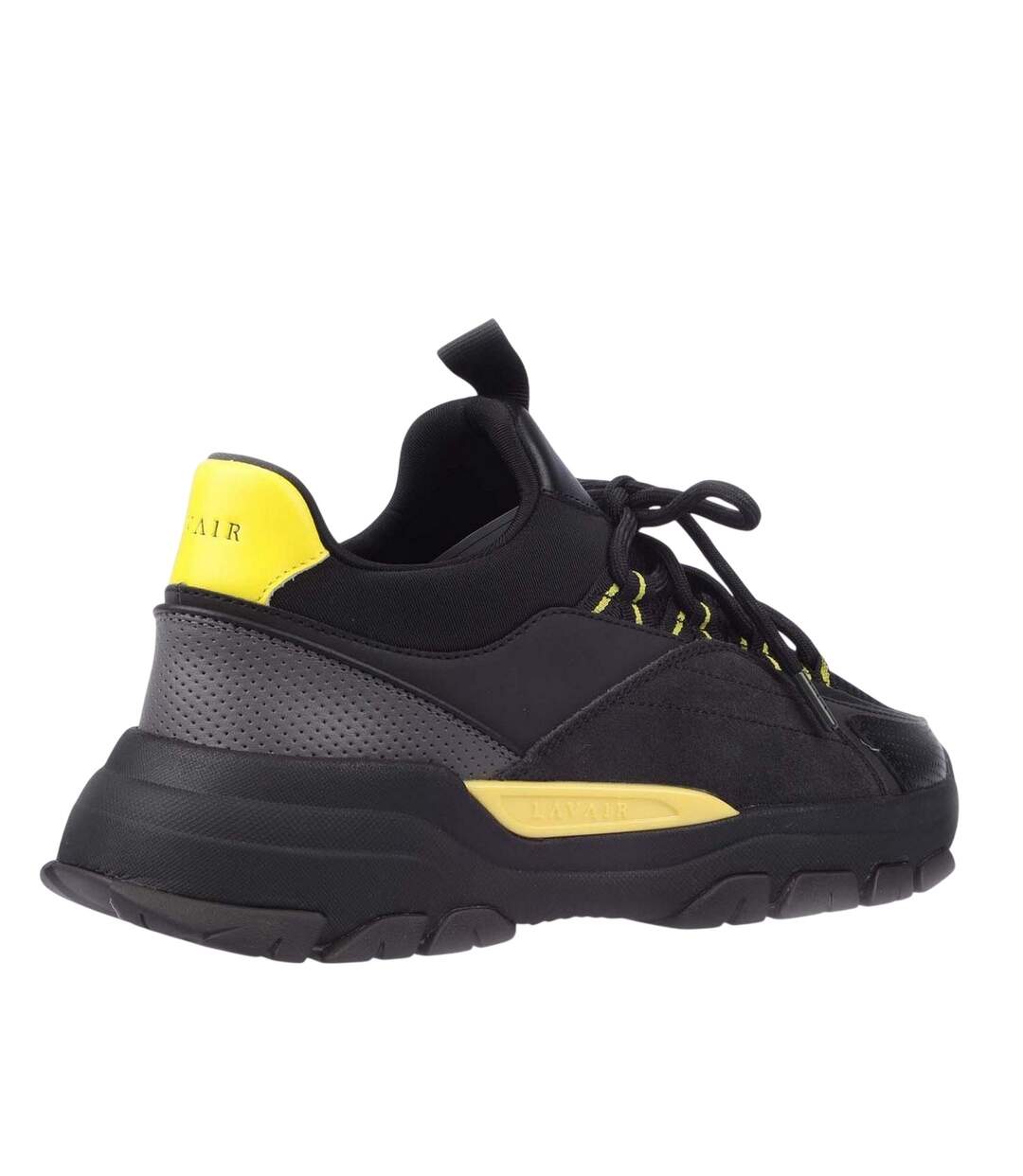 Baskets Creator Evo Homme Noir Jaune Lavair-2