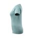 T-shirt Crossover Nice Femme Vieux Turquoise Mascot-3