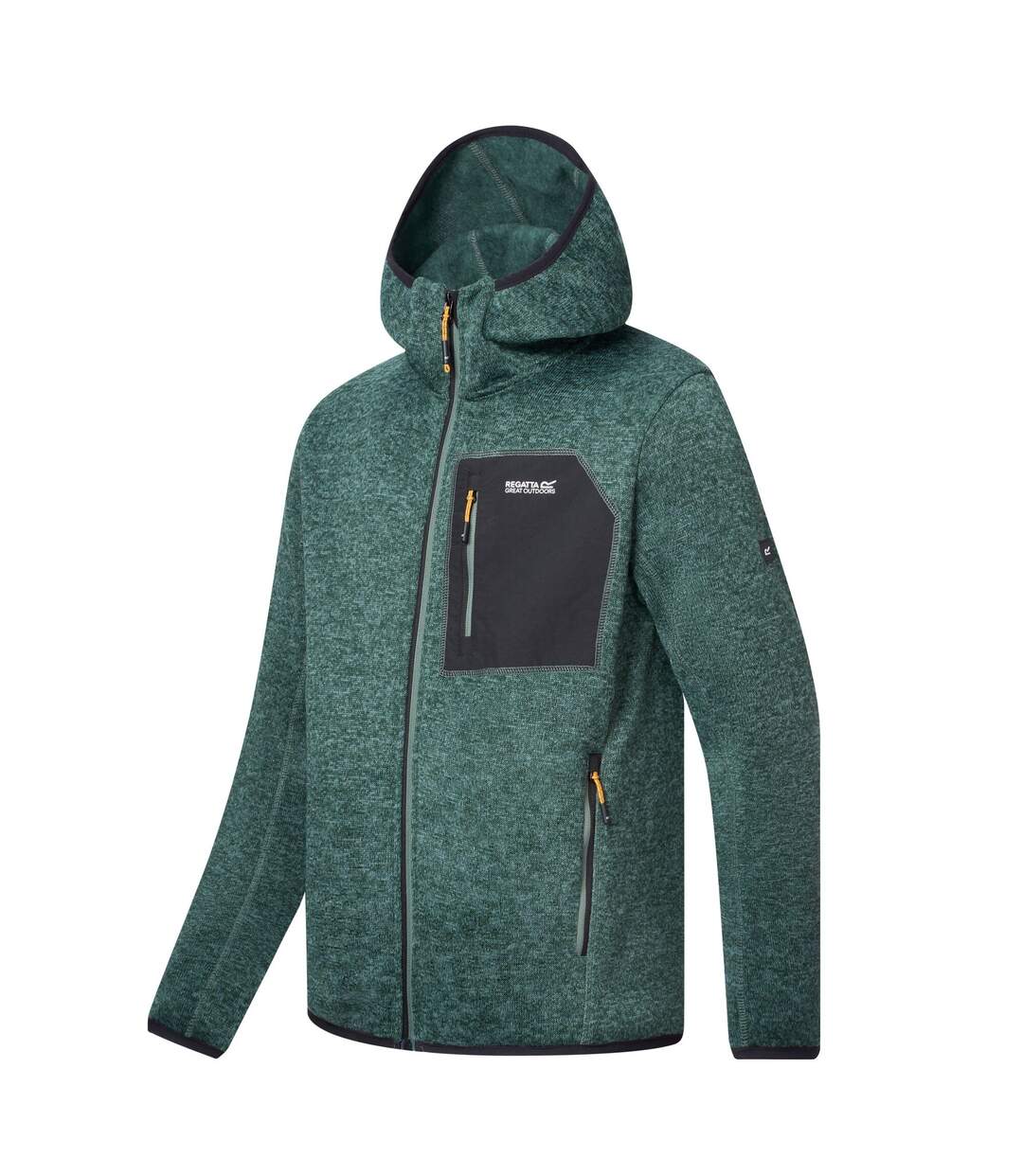 Veste Polaire Newhill Homme Vert Gris Foncé Regatta-4