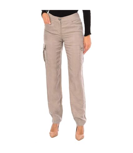 Long flared trousers APAN14-A312 woman