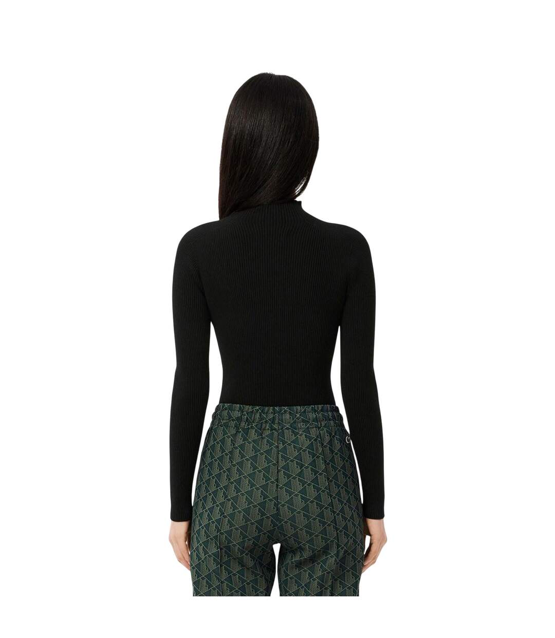 Sweat Femme Noir Lacoste-3