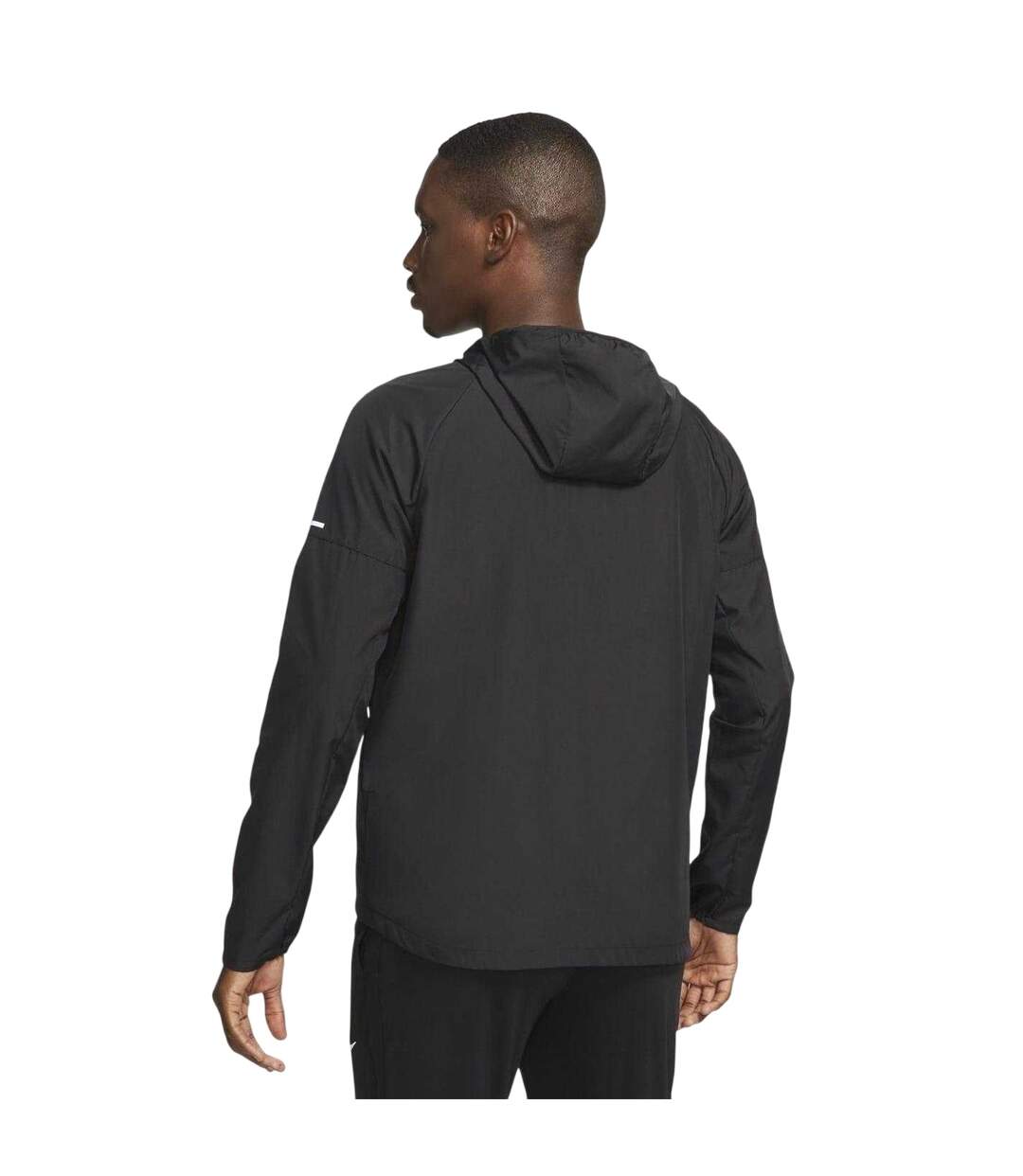Mens Repel Miler Running Jacket Black Reflective Nike-2